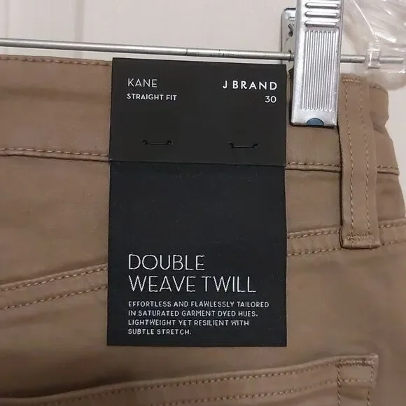 J Brand Kane Straight Fit Double Weave Twill Denim Pants Men's Size 30 Auburn - Picture 6 of 9